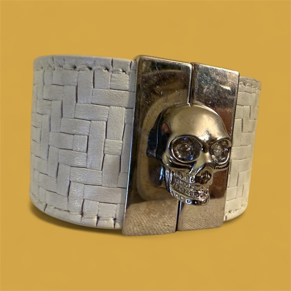 Alexander McQueen Leather
Skull Cuff
